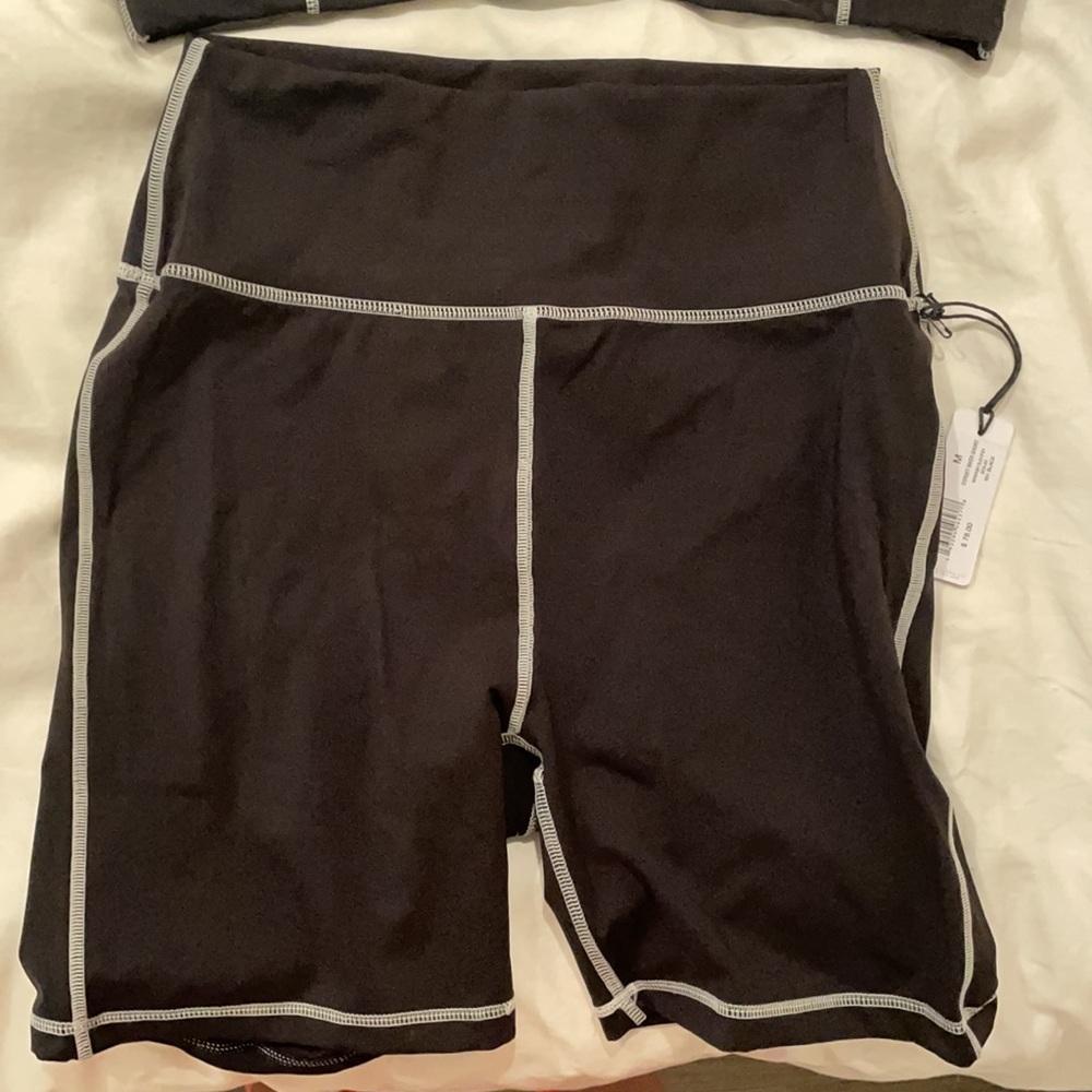 WEWOREWHAT Corset Biker Short